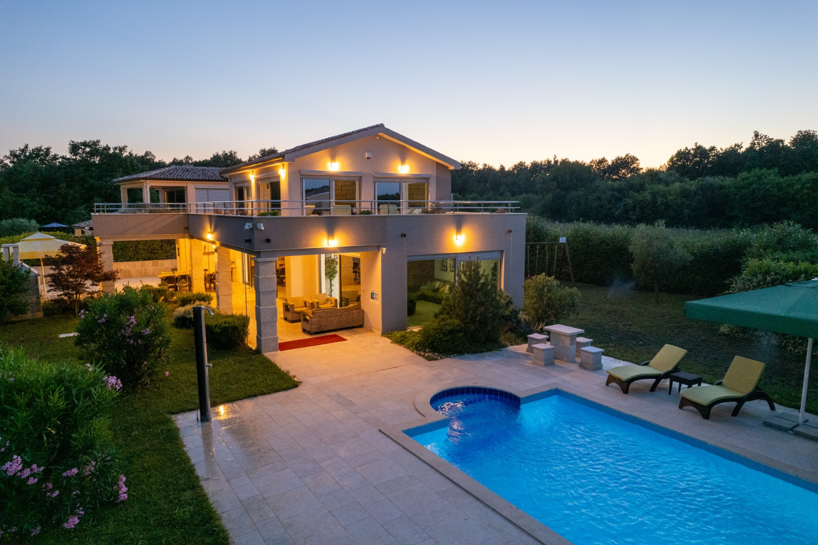 Villa Fantasia - predivna moderna vila smje&scaron;tena u istočnom dijelu Istre, Villa Fantasia Barban